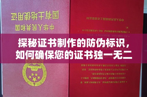 周村探秘证书制作的防伪标识，如何确保您的证书独一无二
